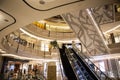 Escalators in a mall Royalty Free Stock Photo