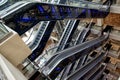 Escalators in the mall Royalty Free Stock Photo