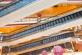 Escalators shopping mall. Shanghai, China Royalty Free Stock Photo