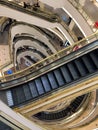 Escalators in Westfield Mall