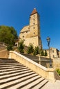 Escalier monumental before Tour d\'Armagnac Auch, France