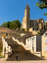 Escalier monumental before Tour d\'Armagnac Auch, France