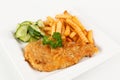 Escalope with french fries