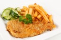 Escalope with french fries