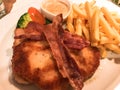 Escalope with fries