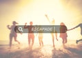 Escapade Journey Dream Freedom Travel Adventure Concept Royalty Free Stock Photo