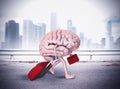 Escape brain Royalty Free Stock Photo