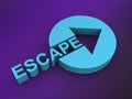 escape word on purple