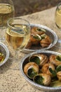 Escargot, appetizer. Royalty Free Stock Photo