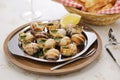 Escargots, French food Royalty Free Stock Photo
