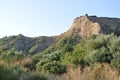 The Escarpment behind Anzac Cove, Gallipoli Peninsula, Turkey. Royalty Free Stock Photo