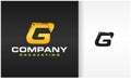 escavating leter g company logo