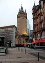 Eschenheimer Turm, late-medieval city gate tower, Frankfurt, Germany