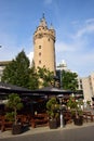 The ESCHENHEIMER TURM tower in Frankfurt on the Main, Germany