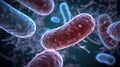 Escherichia Coli , E. Coli Bacterial Strains, Health and Food Safety microcosm, organismal and human biology science and