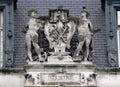 Escutcheon representing the industry, on the back of the Hotel de Ville, City Hall in Paris