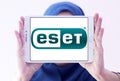 ESET security company logo Royalty Free Stock Photo