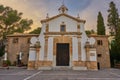 Esglesia del Calvari Church in PollenÃÂ§a Majorca island, Spain Royalty Free Stock Photo