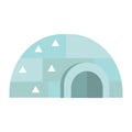 Eskimo house vector illustration. Royalty Free Stock Photo