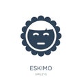 eskimo icon in trendy design style. eskimo icon isolated on white background. eskimo vector icon simple and modern flat symbol for