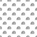 Eskimo igloo pattern seamless