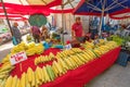 Eskisehir historic fruit market in Turkey