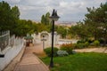 Eskisehir, Turkey, Anatolia: Beautiful openwork white fence in the Selale Park