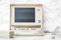 IBM Ps/2 L40 SX Laptop PC , Laptop dating from the 90`s Royalty Free Stock Photo