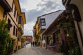 Eskisehir, Turkey: Colorful Odunpazari District houses view in Eskisehir City. Eskisehir is populer tourist deatination in Turkey