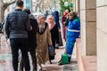 Eskisehir, Turkey - March 13, 2017: People walking in the street