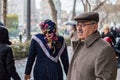 Eskisehir, Turkey - March 13, 2017: People walking in the street
