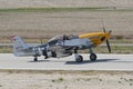 North American P-51D Mustang display in Sivrihisar SHG Airshow Royalty Free Stock Photo