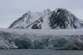 Esmark Glacier, Spitzbergen Royalty Free Stock Photo