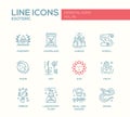 Esoteric - line design icons set