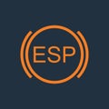 ESP sign icon Royalty Free Stock Photo