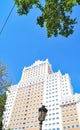 EspaÃ±a tower in Madrid Royalty Free Stock Photo