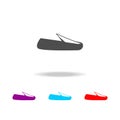 espadrilles plimsolls shoes icon. Elements of clothes in multi colored icons for mobile concept and web apps. Icons for website de