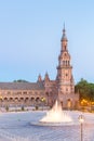 espana Plaza Seville Spain Royalty Free Stock Photo