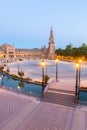 espana Plaza Seville Spain Royalty Free Stock Photo