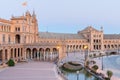 Espana Plaza Seville Spain Royalty Free Stock Photo