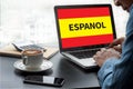 ESPANOL Learn spanish Education and Habla Espanol , Asking Do Royalty Free Stock Photo