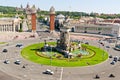 Espanya Square in Barcelona Royalty Free Stock Photo