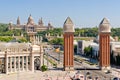 Espanya Square in Barcelona