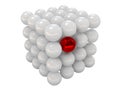 Especial red ball Royalty Free Stock Photo
