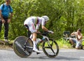 Tom Dumoulin - Tour de France 2018 Royalty Free Stock Photo