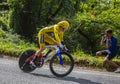 Geraint Thomas - The Winner of Tour de France 2018 Royalty Free Stock Photo