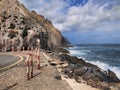 Espigon Playa Las Teresitas - Tenerife Royalty Free Stock Photo