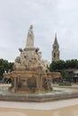 Esplanade Charles-de-Gaulle, fountain, Nimes, France