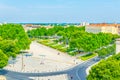 Esplanade Charles de Gaulle in Nimes, France