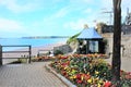 Esplanade gardens, Tenby, South Wales, UK.